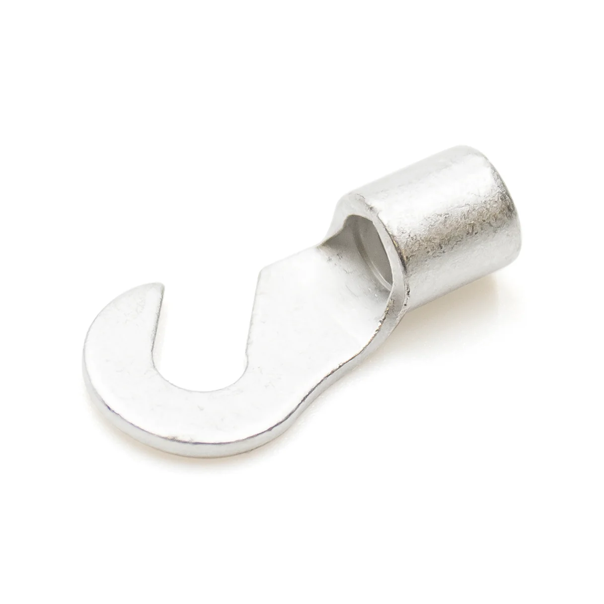 HNB5-3.7 - 12 to 10 AWG Non Insulated Hook Terminals, #6 Stud, UL Recognized, 100 Pieces - Image 2