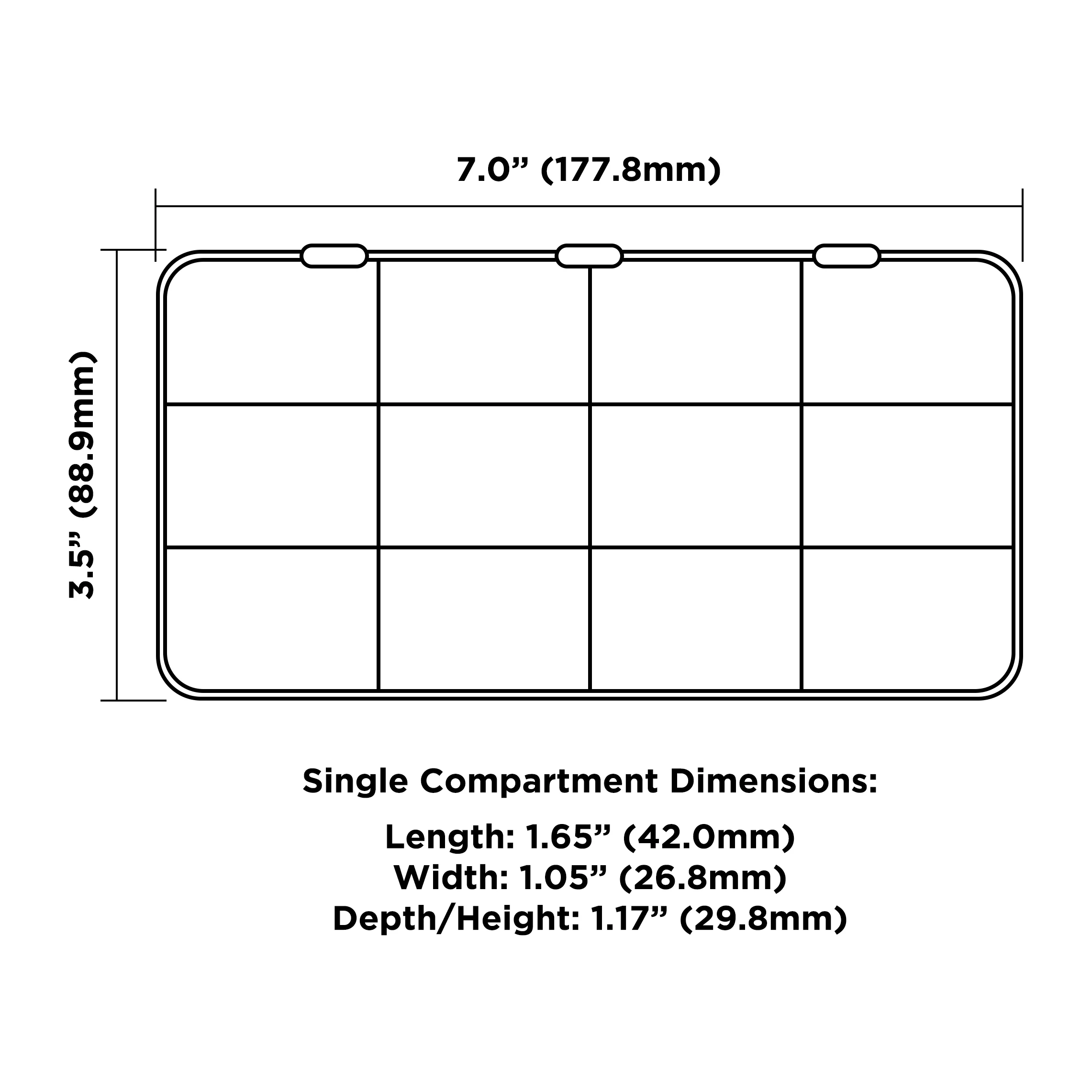 SKRM2210N · 22-10 AWG Mini Nylon Ring Terminals Kit, 180 Pieces, 1 Kit - Image 3