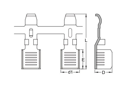 BMC2ST - 16 to 12 AWG KST Powerpole Style Modular Battery Connectors, Open Barrel, 3,000pcs - Image 2