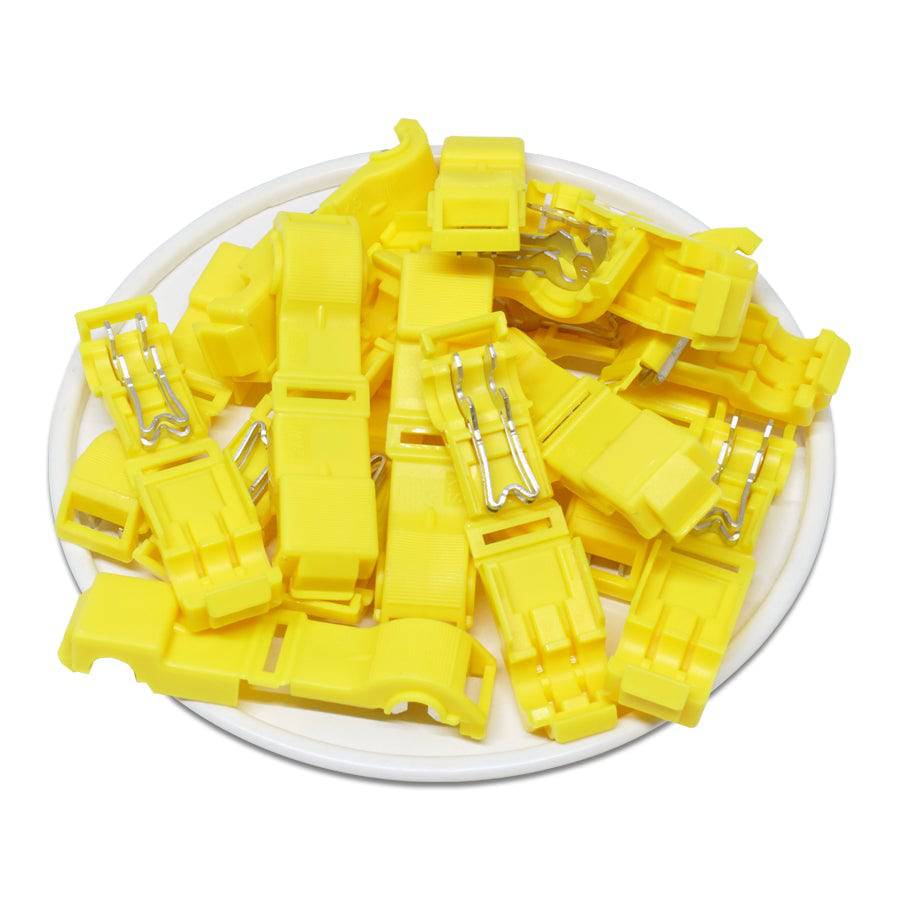 878206D - 12 to 10 AWG Quick Splice Wire Connectors, Double Crimp, 50 Pieces - Image 2