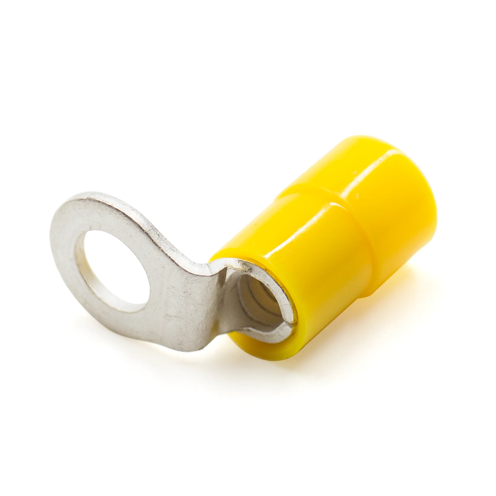 90D5-5A - 12 to 10 AWG Right Angle Nylon Ring Terminals, #10 Stud, 50 Pieces - Image 2