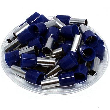 AD130012 - 6 AWG (Small Diameter) Insulated Wire Ferrules, 12mm Pin, Blue, 100 Pieces - Image 2