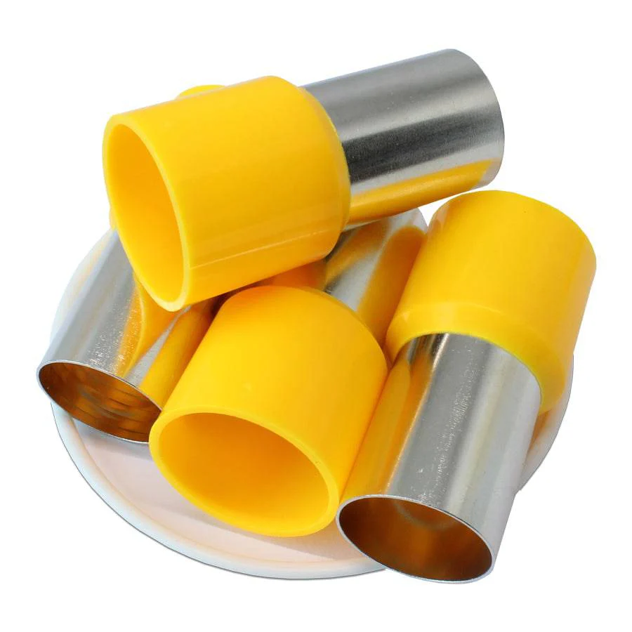 AD1500025 - 250 MCM & 300 MCM Insulated Wire Ferrules, 25mm Pin, Yellow, UL Recognized, 25 Pieces - Image 2