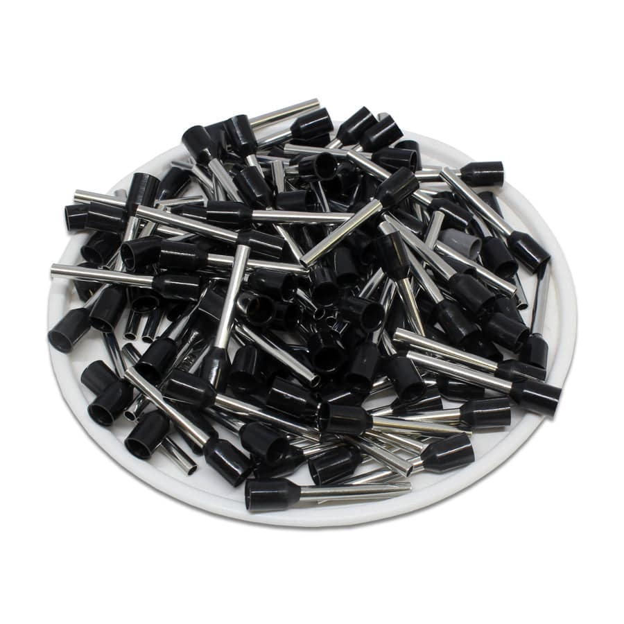 AD15015 - 16 AWG Insulated Wire Ferrules, 15mm Pin, Black, UL Recognized, 500 Pieces - Image 2