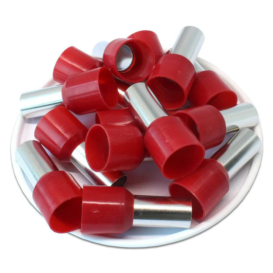 AD350016 - 2 AWG Single Insulated Wire Ferrules, 16mm Pin, Red, UL Recognized, 100 Pieces - Image 2