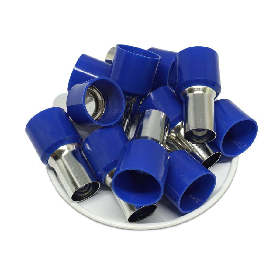 AD560018 - 0 & 1/0 AWG Single Insulated Wire Ferrules, 18mm Pin, Blue, 25 Pieces - Image 4