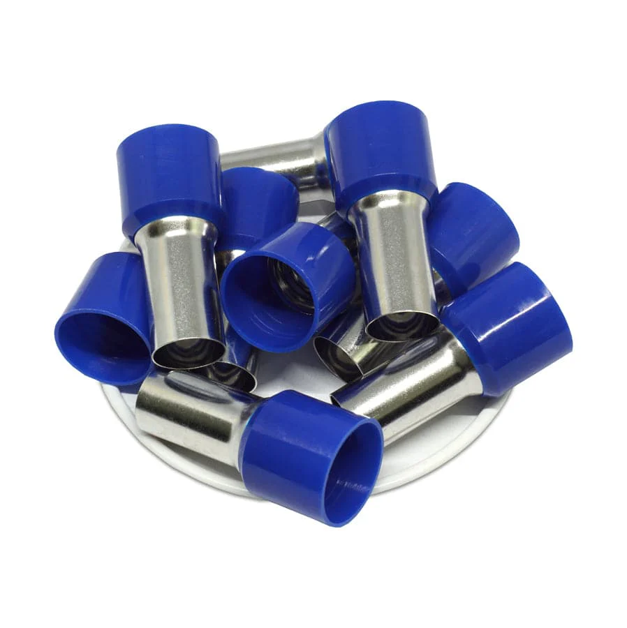 AD560022 - 0 & 1/0 AWG Single Insulated Wire Ferrules, 22mm Pin, Blue, 25 Pieces - Image 4