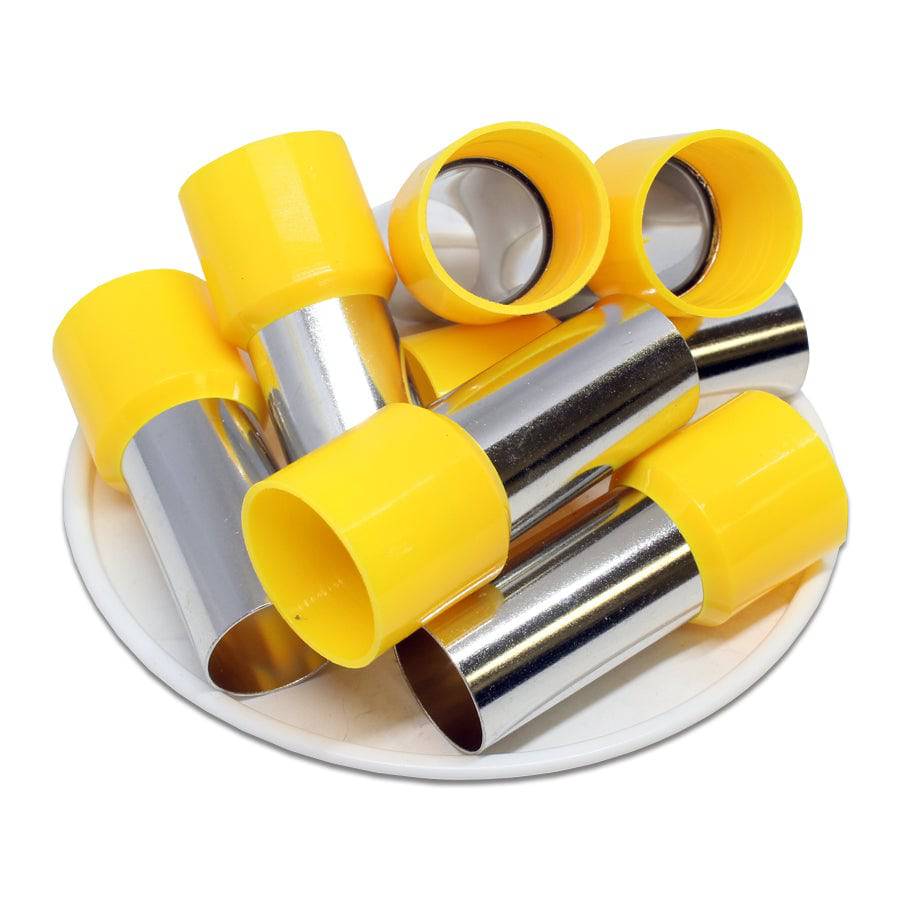 AD700025 - 2/0 AWG Single Insulated Wire Ferrules, 25mm Pin, Yellow, UL Recognized, 25 Pieces - Image 2