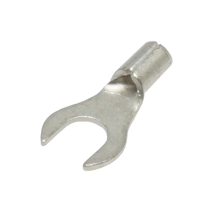 22-16 AWG Non Insulated Fork Terminals, #8 Stud, UL Approved, 100 Pieces - ANB1-4 - Image 2
