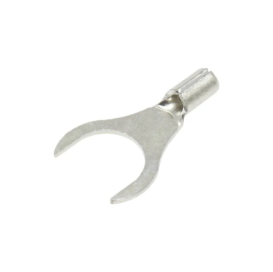 22-16 AWG Non Insulated Fork Terminals, 5/16" Stud, UL Approved, 100 Pieces - ANB1-8 - Image 2