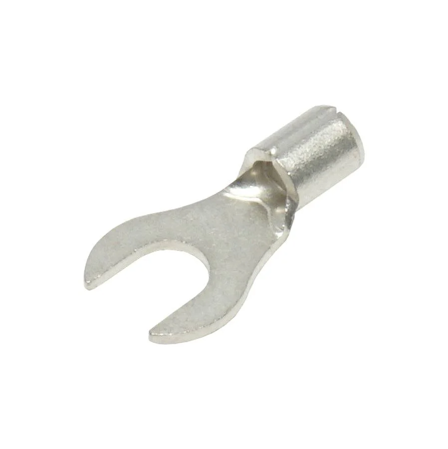 16-14 AWG Non Insulated Fork Terminals, #8 Stud, UL Approved, 100 Pieces - ANB2-4 - Image 2