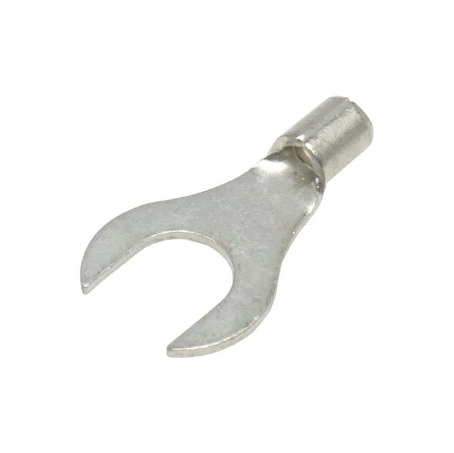 16-14 AWG Non Insulated Fork Terminals, 1/4" Stud, UL Approved, 100 Pieces - ANB2-6 - Image 2