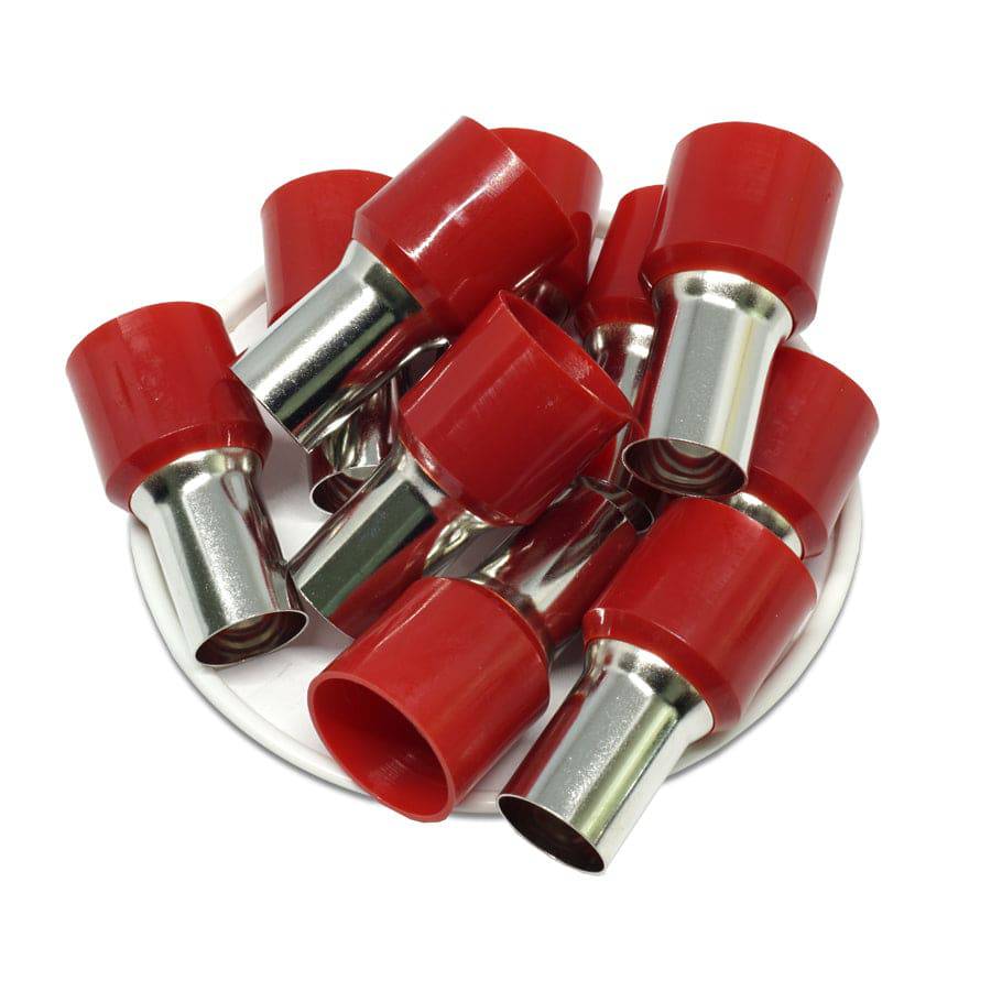 AS560018 - 0 & 1/0 AWG Single Insulated Wire Ferrules, 18mm Pin, Red, 25 Pieces - Image 4