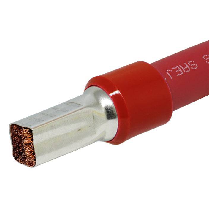AS560030 - 0 & 1/0 AWG Single Insulated Wire Ferrules, 30mm Pin, Red, 25 Pieces - Image 3
