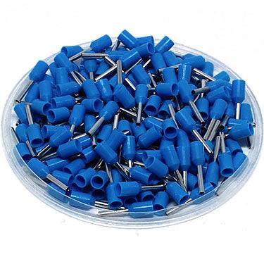 AT07506 - 20 & 18 AWG Single Insulated Wire Ferrules, 6mm Pin, Light Blue, UL Recognized, 500 Pieces - Image 2