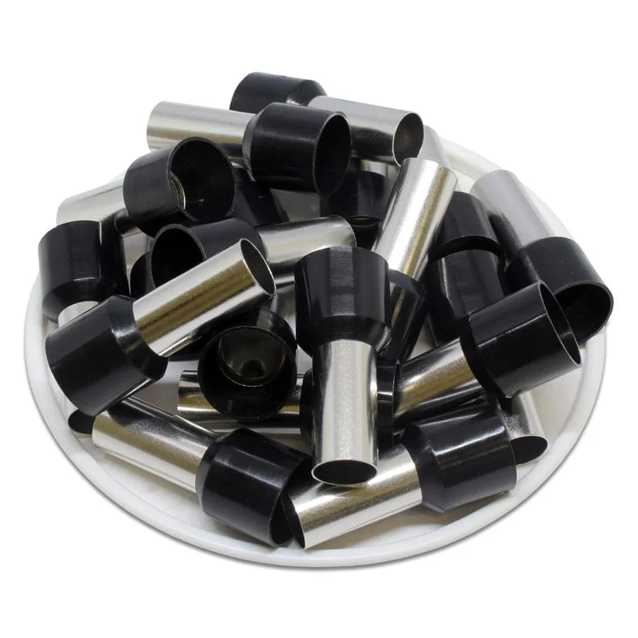 AT250016 - 4 AWG Insulated Wire Ferrules, 16mm Pin, Black, UL Recognized, 100 Pieces - Image 2