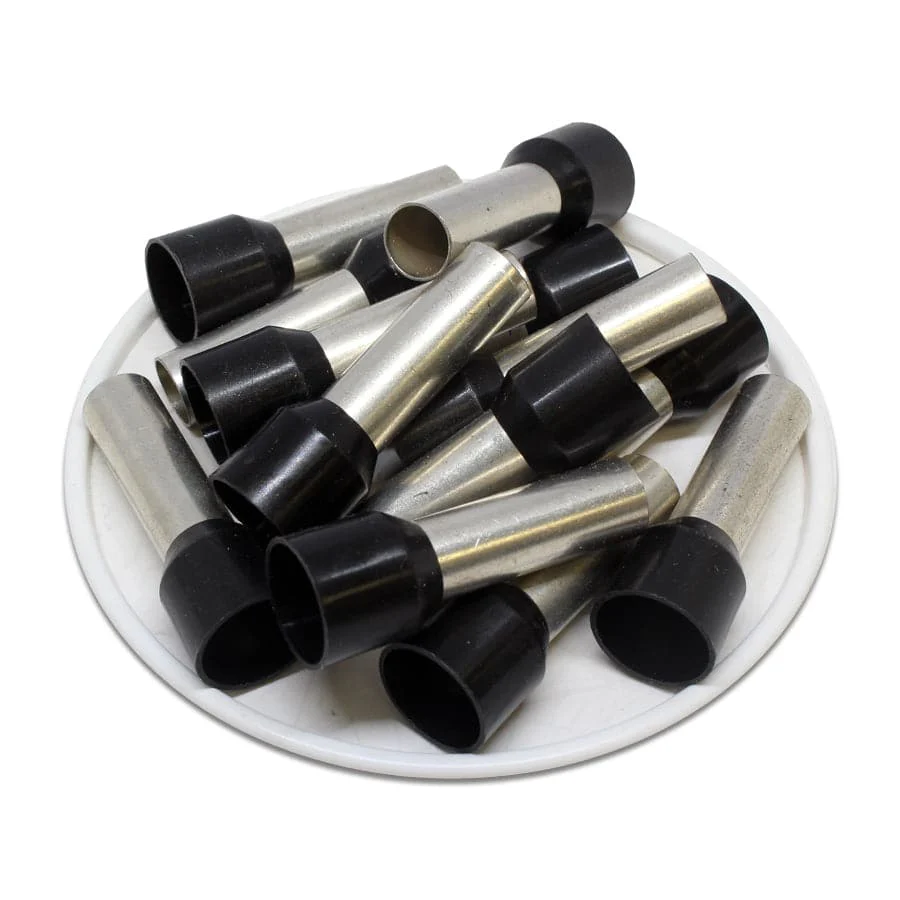 AT250022 - 4 AWG Insulated Wire Ferrules, 22mm Pin, Black, UL Recognized, 100 Pieces - Image 2