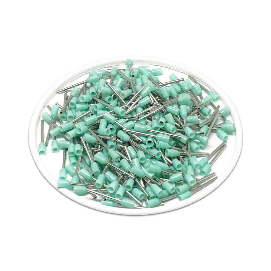 AW03412 - 22 & 24 AWG Insulated Wire Ferrules, 12mm Pin, Turquoise, 500 Pieces - Image 2
