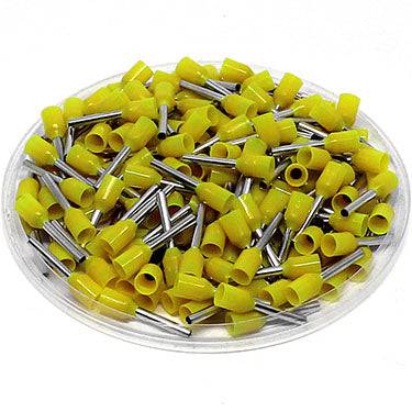 AW10010 - 18 & 17 AWG Insulated Wire Ferrules, 10mm Pin, Yellow, UL Recognized, 500 Pieces - Image 2