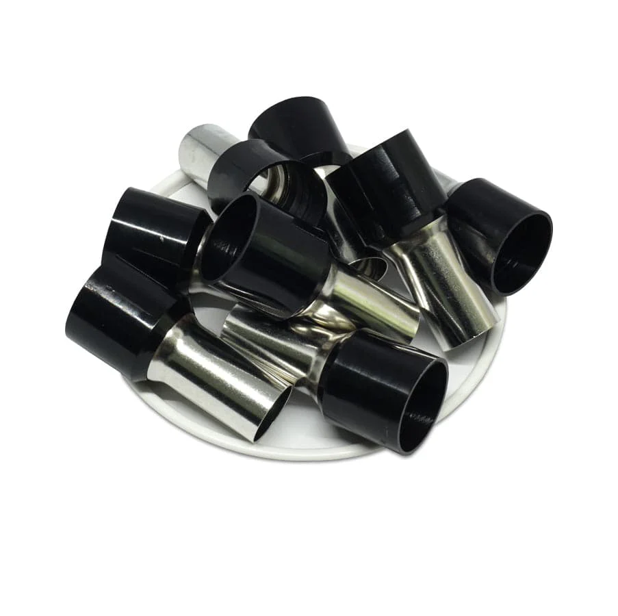 AX560022 - 0 & 1/0 AWG Single Insulated Wire Ferrules, 22mm Pin, Black, 25 Pieces - Image 4