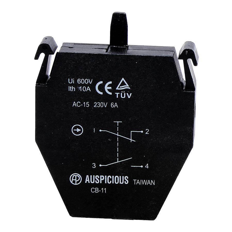 B1001 - Contact Block - 1O/C (N/O+N/C)