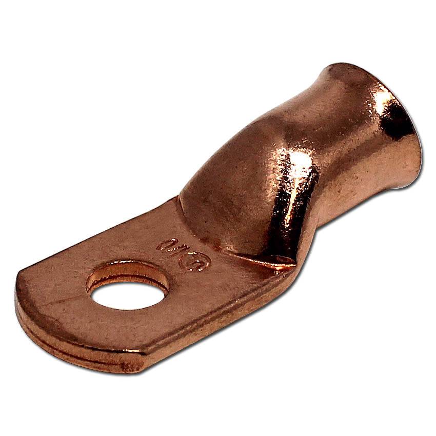 BCL1014 - 1/0 AWG Copper Battery Cable Lugs, Terminal Lugs, 1/4" Stud, 1 Piece