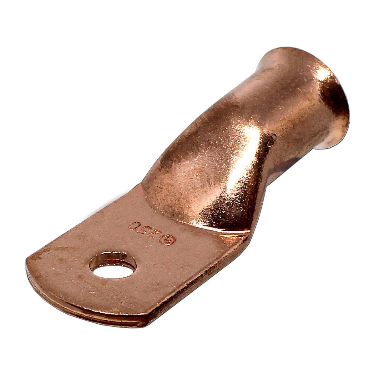 BCL25012 - 250 MCM Copper Battery Cable Lugs, Terminal Lugs, 1/2" Stud, 1 Piece