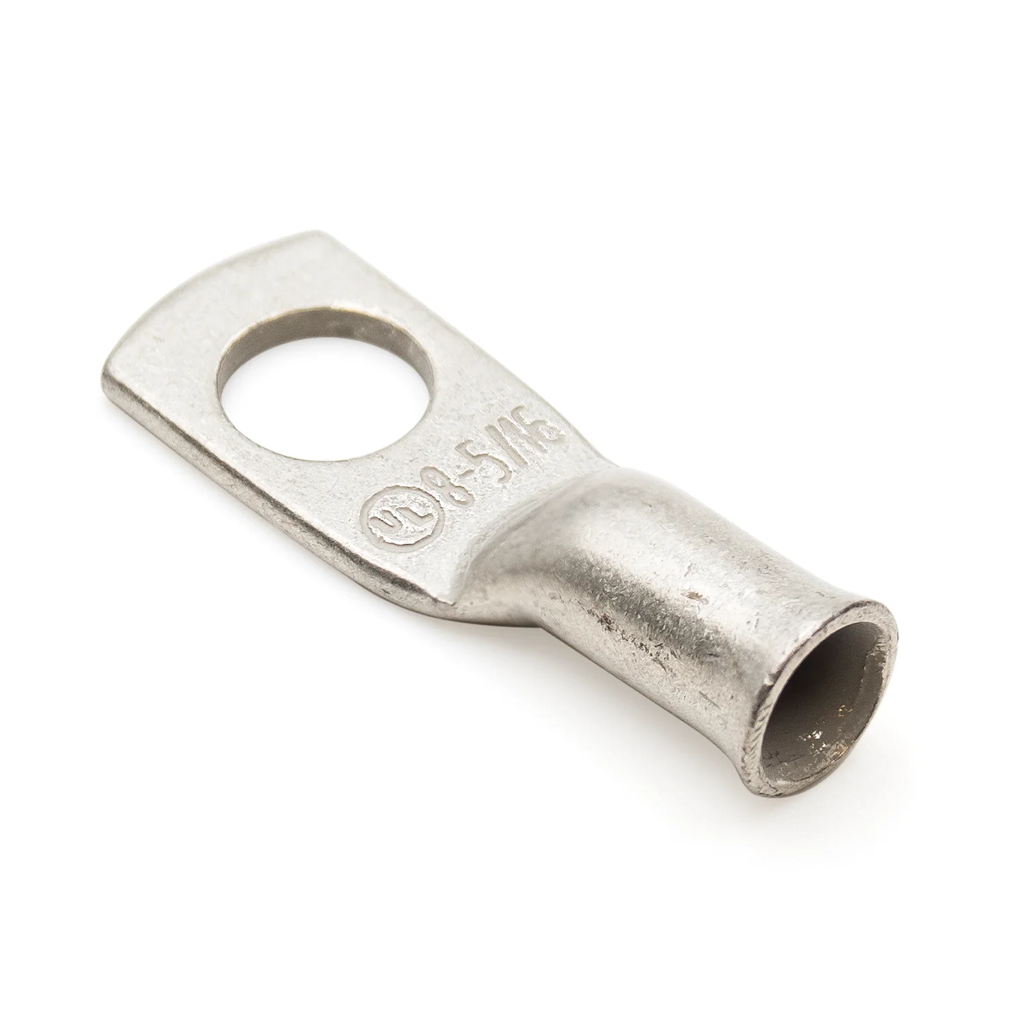 BCL8516-T - 8 AWG Battery Cable Lugs, Tin Plated Copper, Terminal Lugs, 5/16" Stud, 1 Piece - Image 2