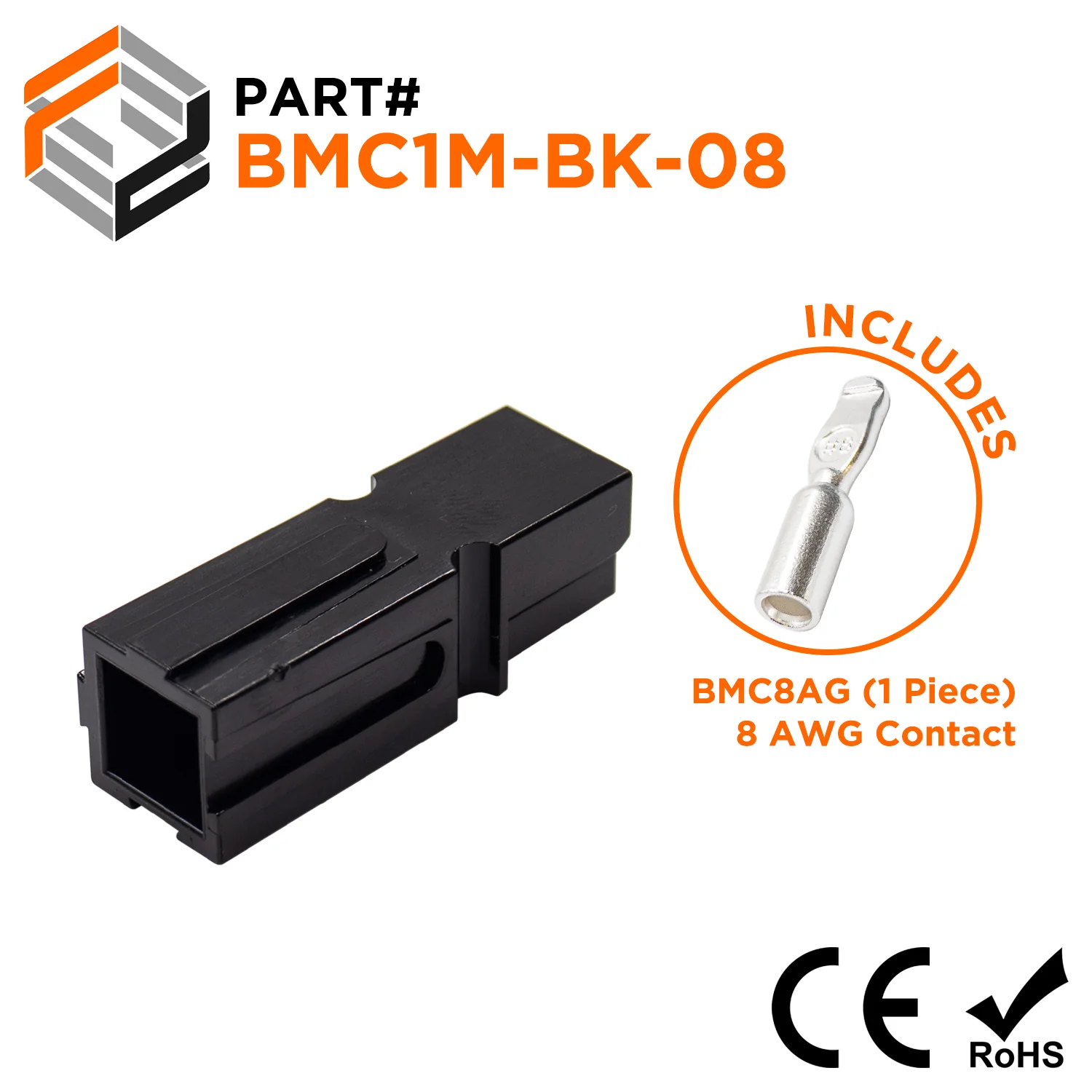 BMC1M-BK-08 - Battery Connection Kit - Includes BMC1M-BK + BMC8AG (1 Piece)