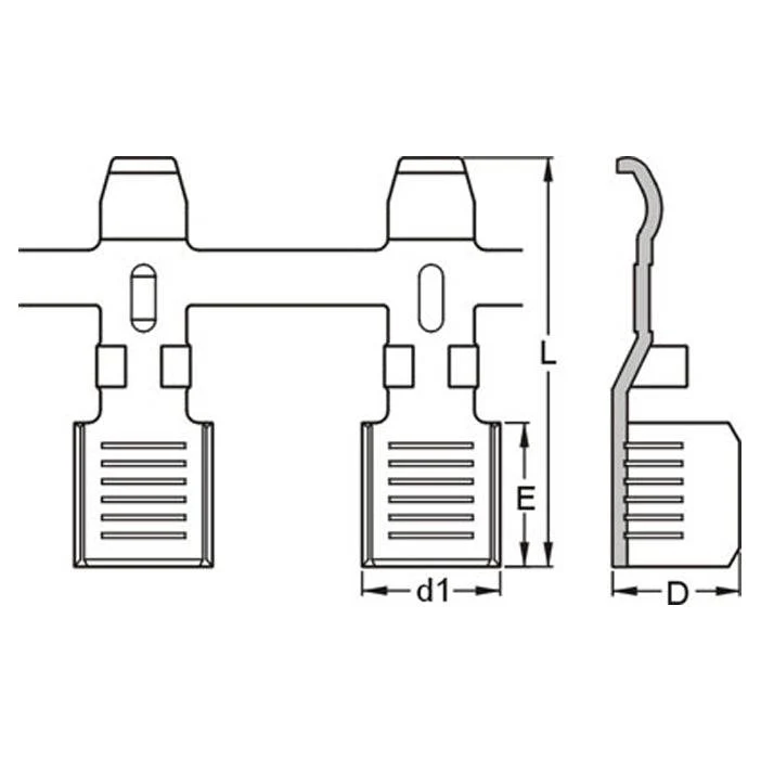 14 to 10 AWG KST Powerpole Style Modular Battery Connectors, Open Barrel, 3,000pcs - BMC3ST - Image 2