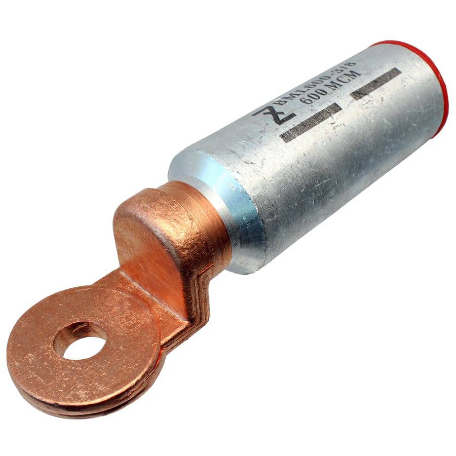 BML300-10 - 600 MCM Bi-metal Compression Lugs, 3/8" Stud, 1 Piece