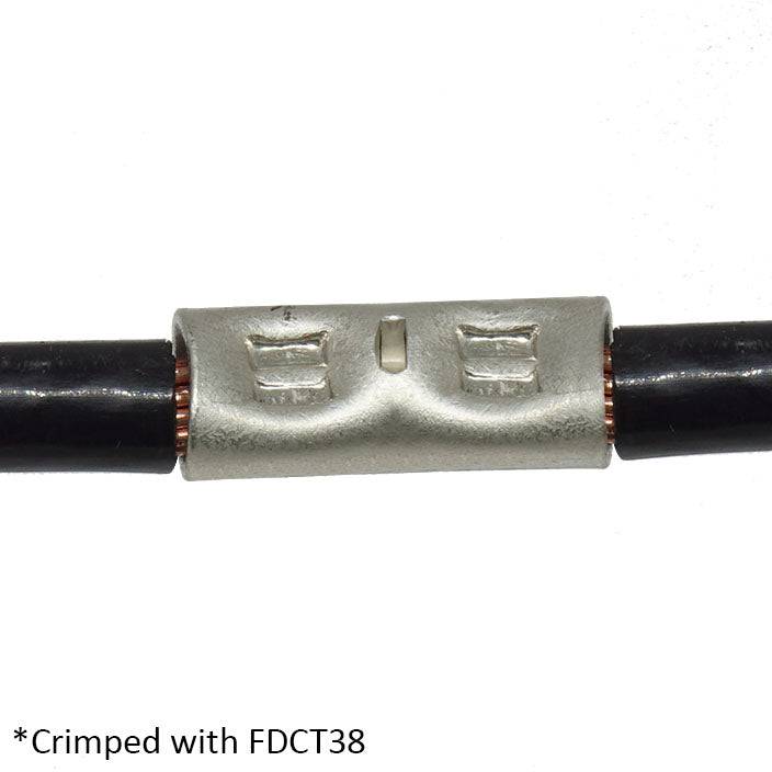 2 AWG Non Insulated Butt Splice Connectors, 1 1/4" Length, UL Approved, 10 Pieces - BNT38 - Image 3