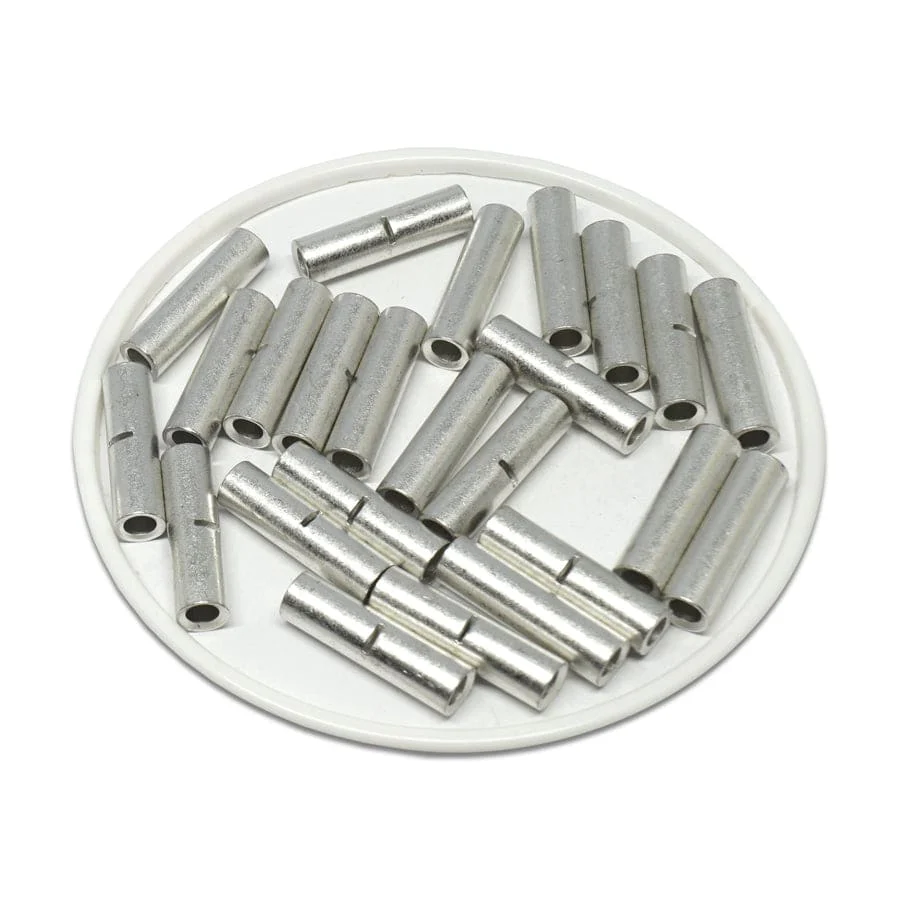 12-10 AWG Non Insulated Butt Splice Connectors, 13/16" Length, UL Approved, 25 Pieces - BNT5-20 - Image 2