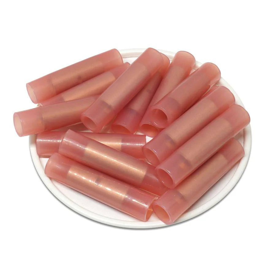 BNYT8 - 8 AWG Nylon Insulated Butt Splice Connectors, Straight, 25 Pieces