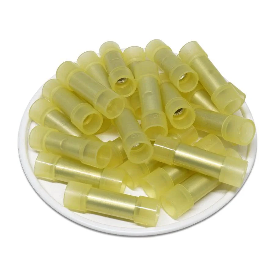 BNYTF5 - 12 to 10 AWG Nylon Insulated Butt Splice Connectors, Flared, 50 Pieces