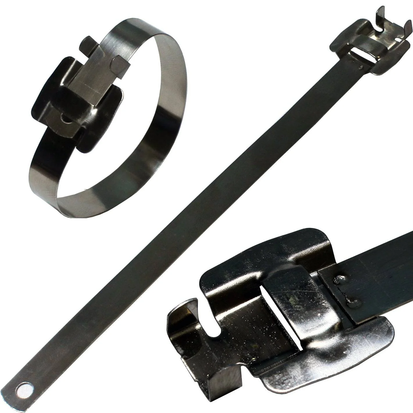 BTR10490 - 19-5/16" Heavy Duty Releasable Stainless Steel Cable Ties, 225lb Tensile Strength, 316 Grade, 25-Pack