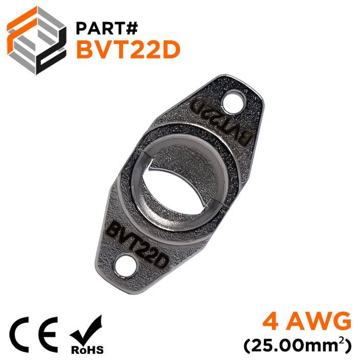 BVT22D - Crimping Die for Insulated Butt & Parallel Connectors - 4 AWG