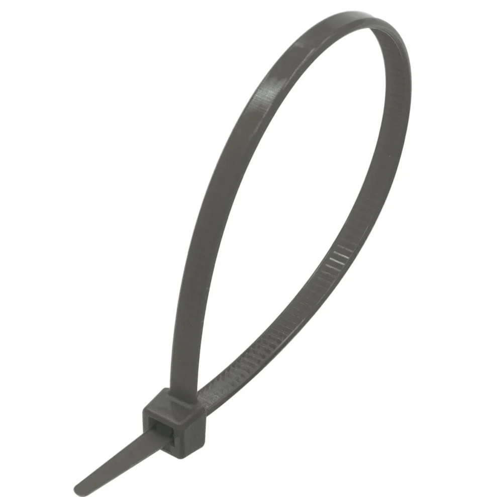 CTM100GY - 4" Miniature Cable Ties, 18-lb Tensile Strength, Gray, 100 Pieces