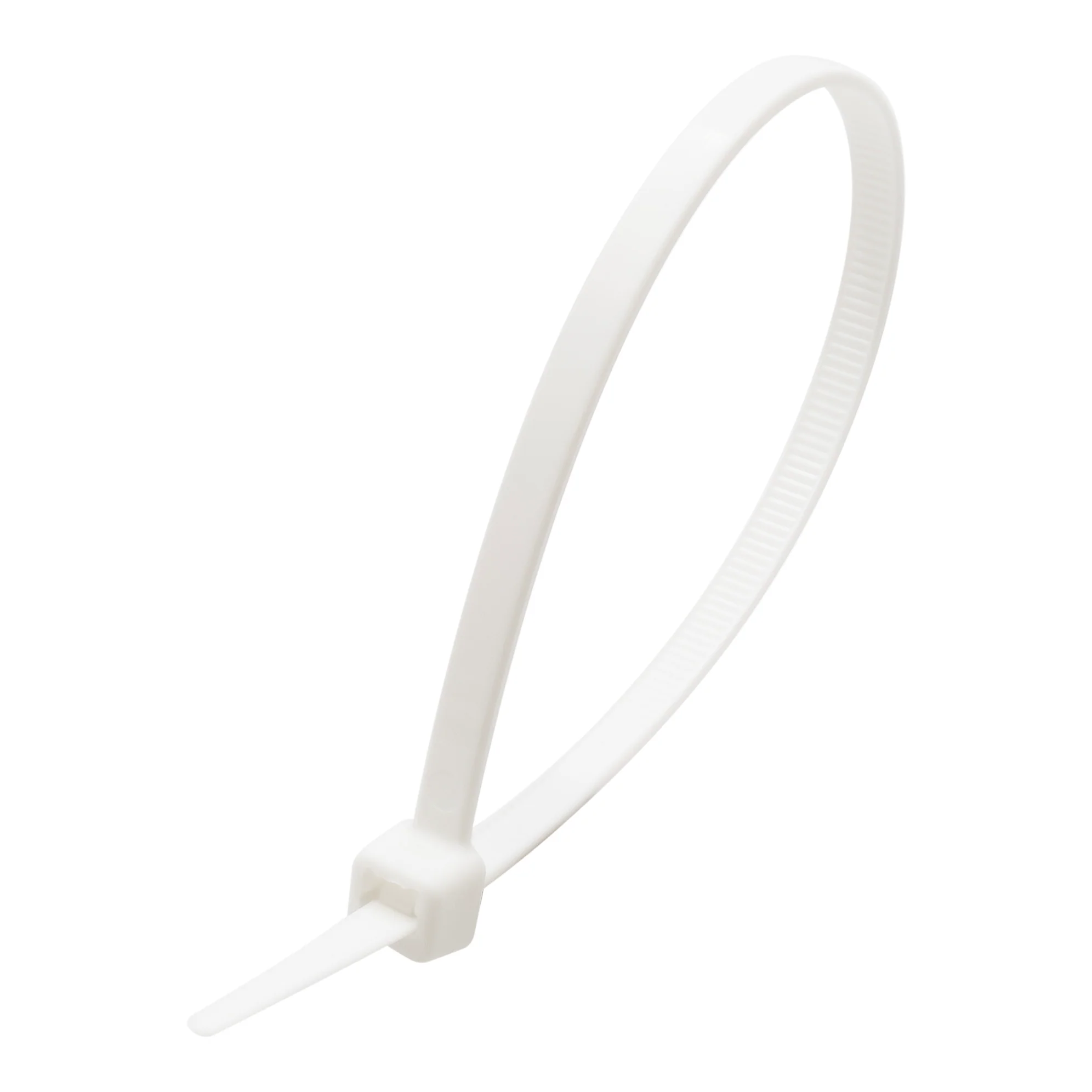 CTPS200W - 8" Polypropylene Standard Cable Ties, 30-lb Tensile Strength, White, 100-Pack - Image 2