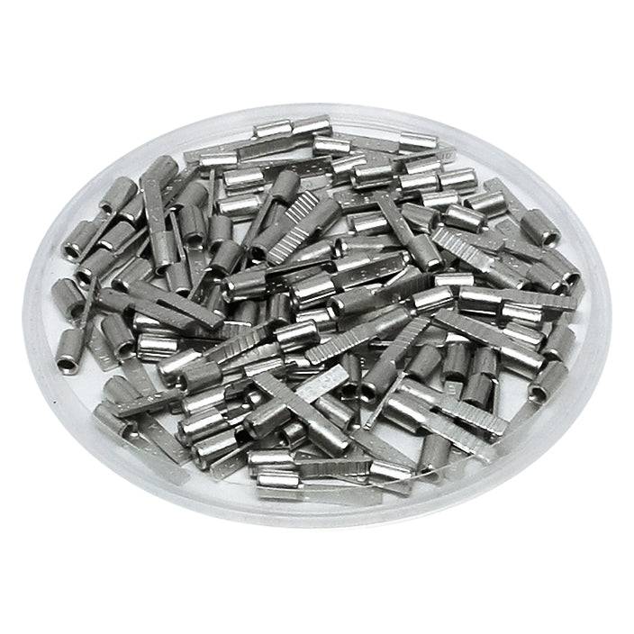 22 to 16 AWG Non Insulated Blade Terminals, 3/8" Blade Length x 1/16" Width, 100 Pieces - DBNB1-10