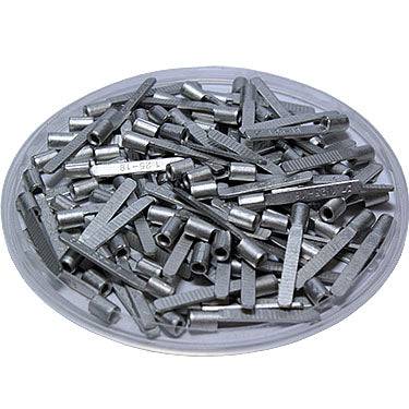 22 to 16 AWG Non Insulated Blade Terminals, 9/16" Blade Length x 1/8" Width, 100 Pieces - DBNB1-14