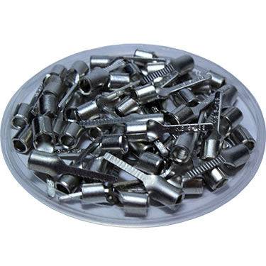 DBNB5-14 - 12 to 10 AWG Non Insulated Blade Terminals, 9/16" Blade Length x 0.177" Width, 100 Pieces