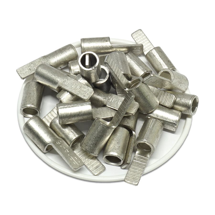 DBNB8-14 - 8 AWG Non Insulated Flat Blade Terminals, 5/8" Blade Length, 50 Pieces