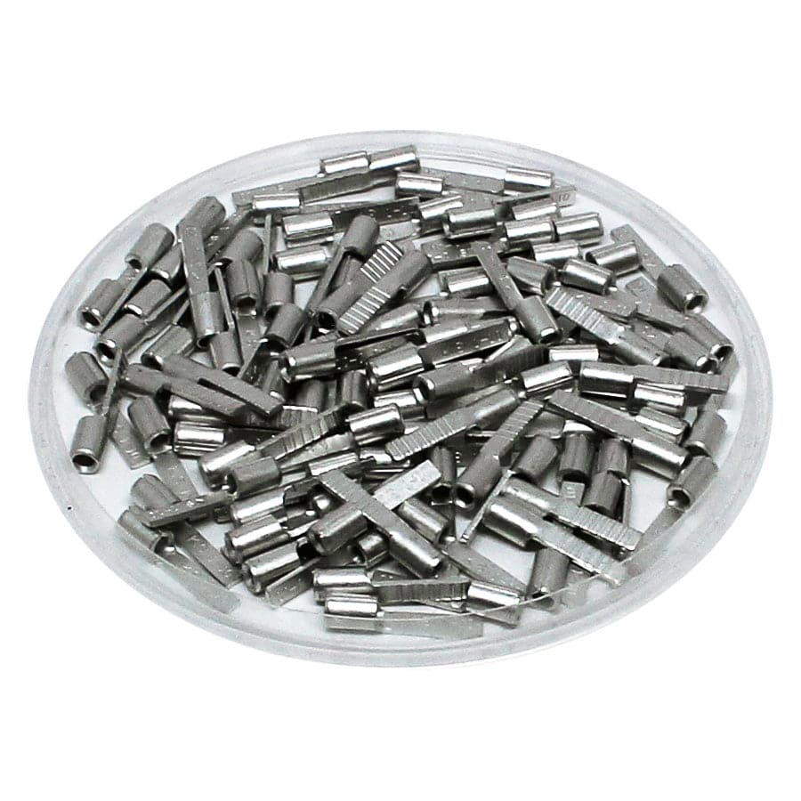 16 to 14 AWG Non Insulated Blade Terminals, 9/16" Blade Length x 1/8" Width, 100 Pieces - DBNBL2-14