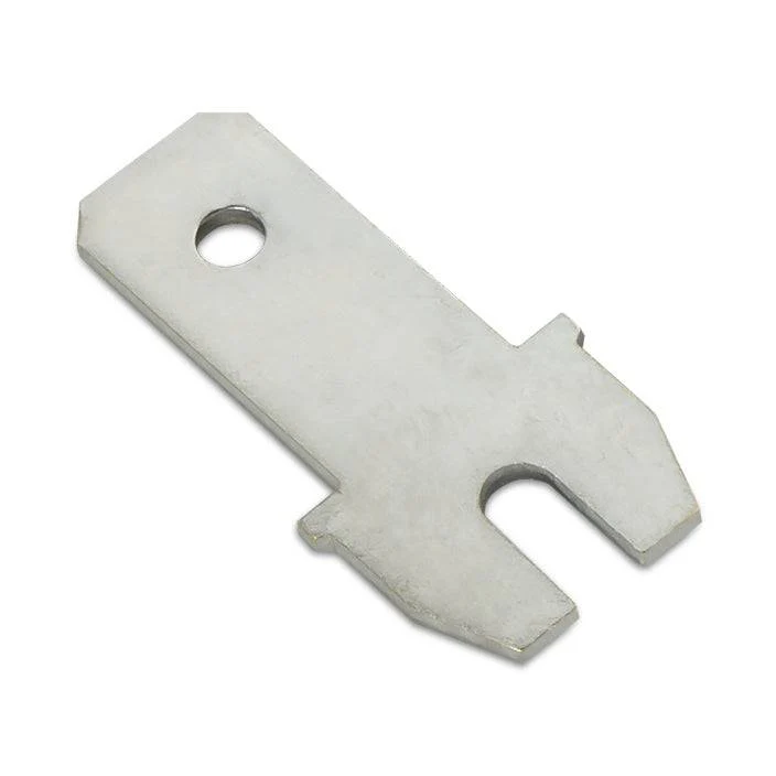 DJ6126-6.3x0.8-T - 4.8mm Tab, Quick Connect Male Solder Connectors, Tin Plated Brass, 100 pieces - Image 2