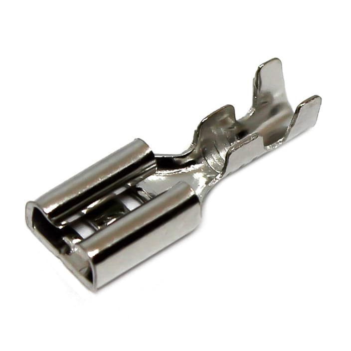 DJ622-D4.8Ax0.5 - 22 to 18 AWG Female Quick Disconnects, Non Locking, 100 Pieces