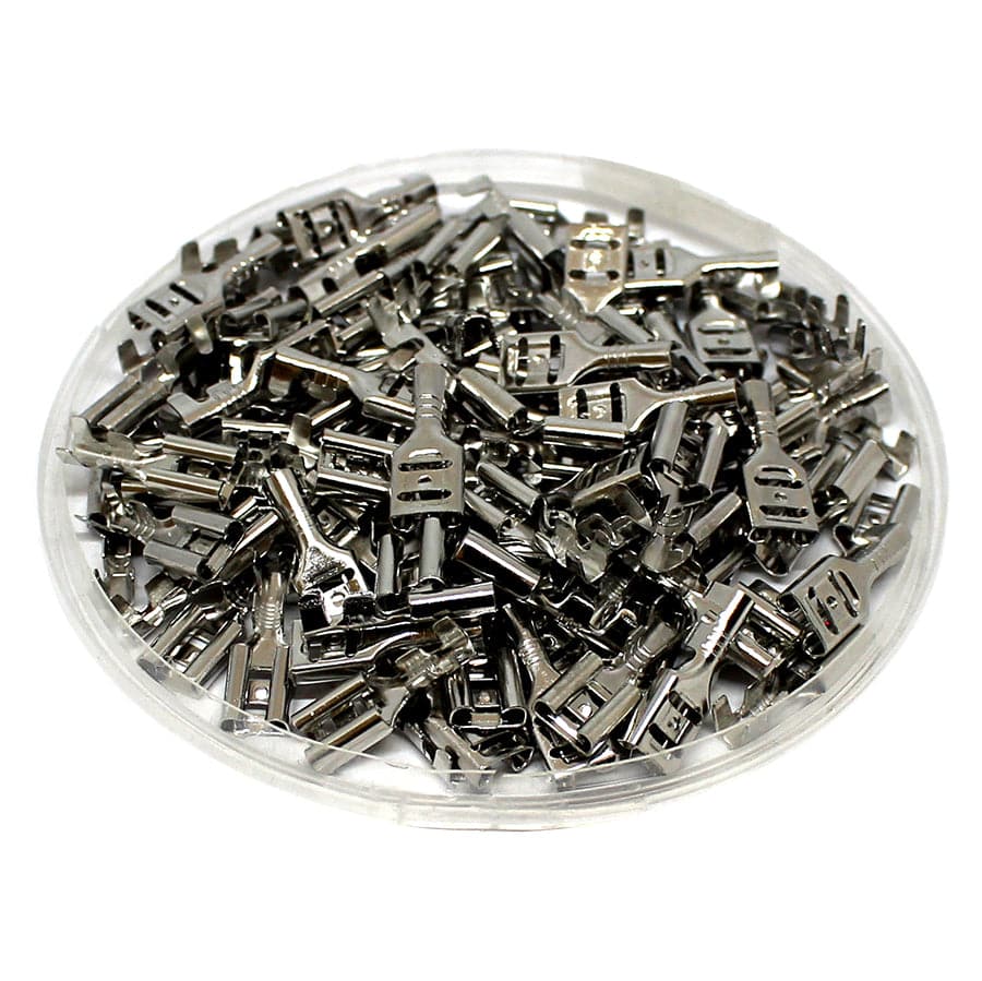 DJ622-D4.8Ax0.5 - 22 to 18 AWG Female Quick Disconnects, Non Locking, 100 Pieces - Image 2
