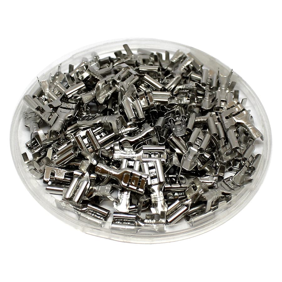DJ622-D4.8B - 18 to 16 AWG Female Quick Disconnects, No Tin, Non Locking, 100 Pieces - Image 2