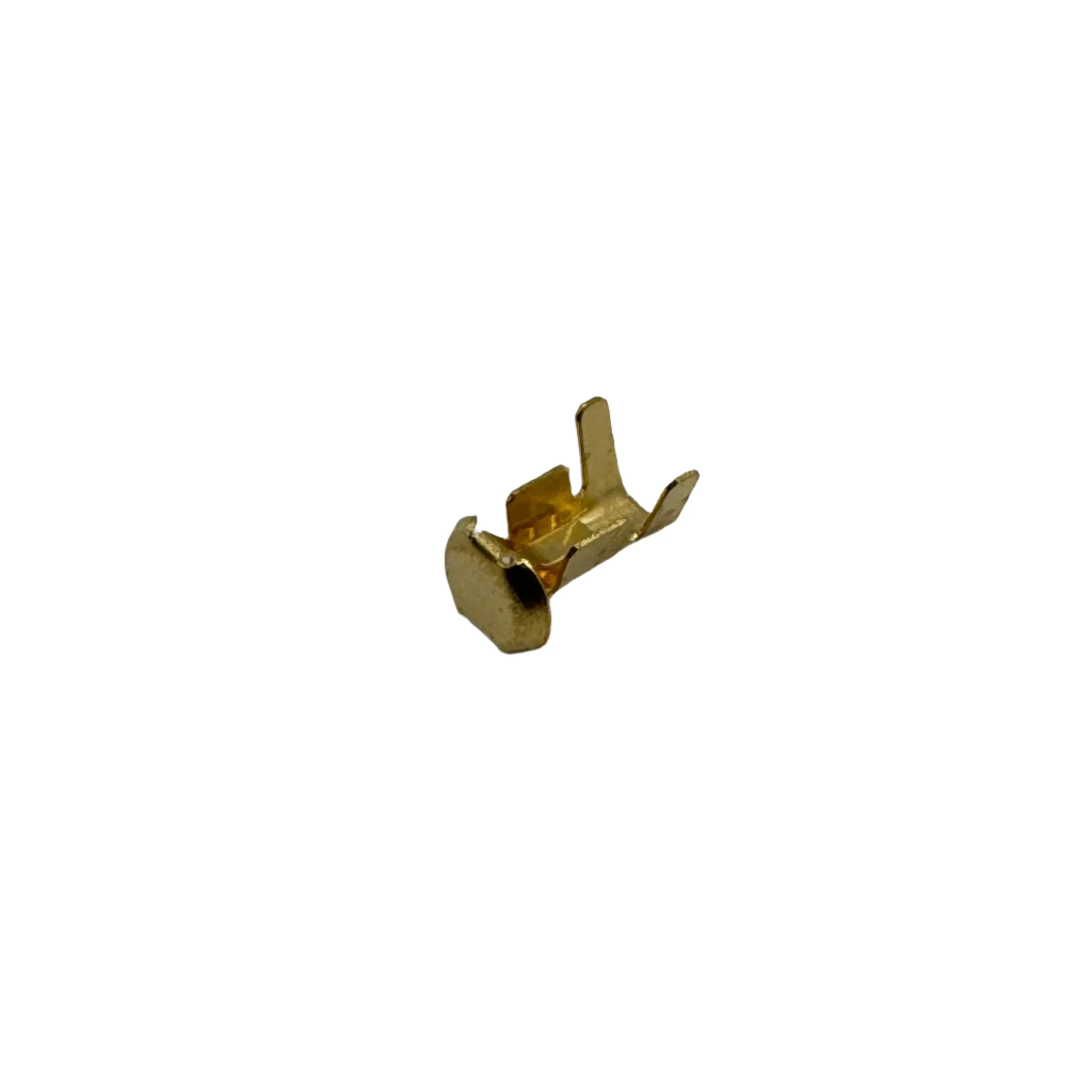 DJ9008-5x20 - 22 to 20 AWG Wire Harness Button Contact Crimp, Terminal Fuse Holder, Brass, 100 Pieces - Image 2