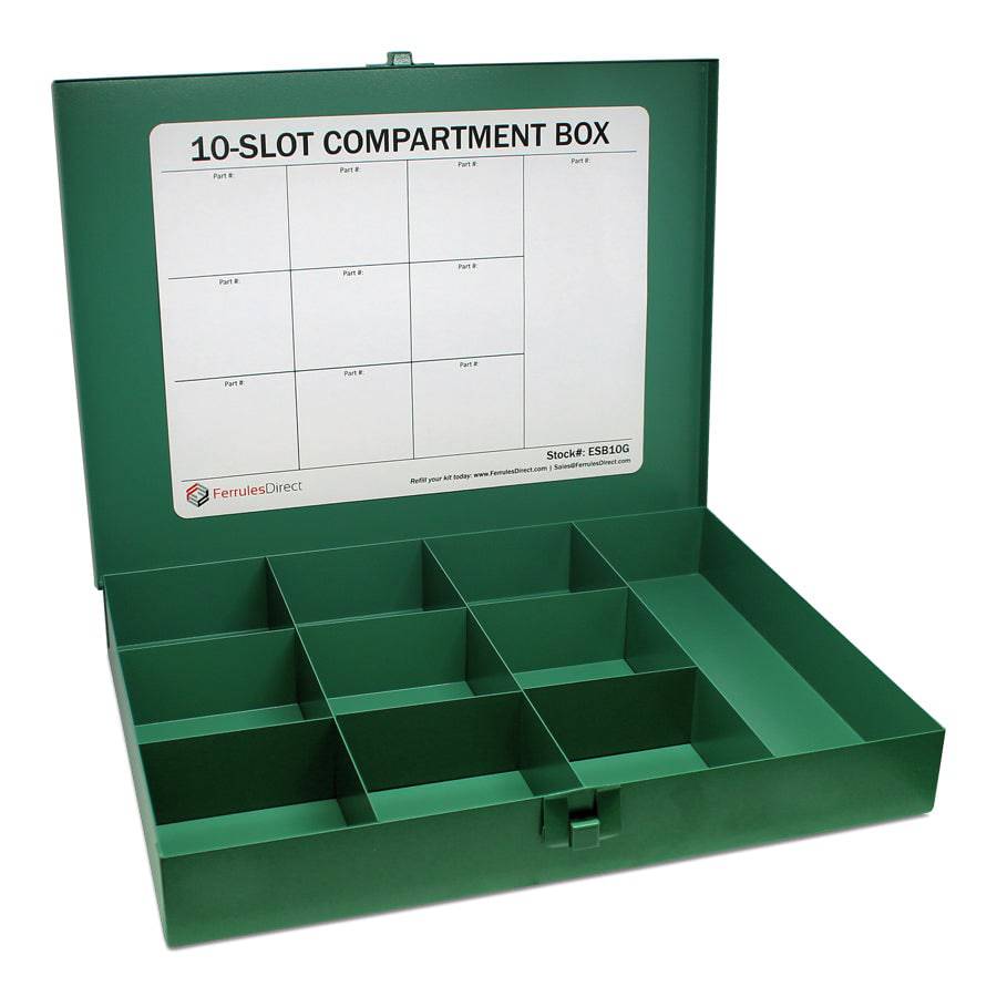 ESB10G - Army Green Powder Coated Compartment Box